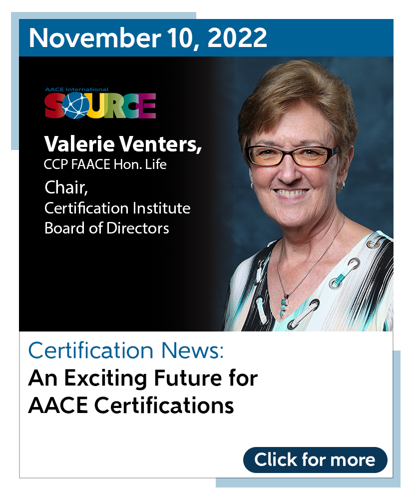 Certification News: An Exciting Future for AACE Certifications