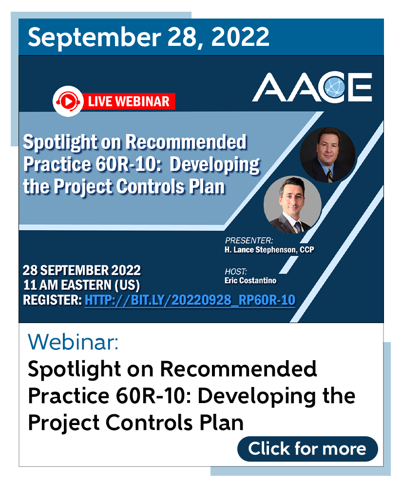 Spotlight on RP 60R-10: Developing the Project Controls Plan
