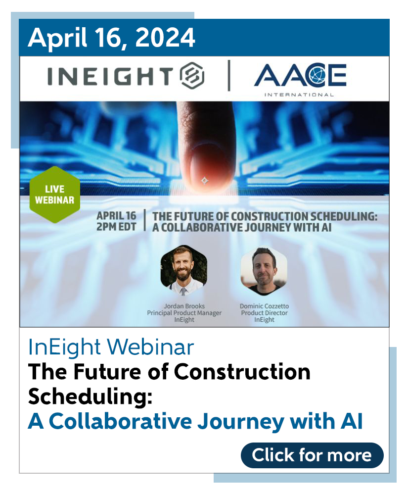 InEightWebinar: The Future of Construction Scheduling-A Collaborative Journey with AI