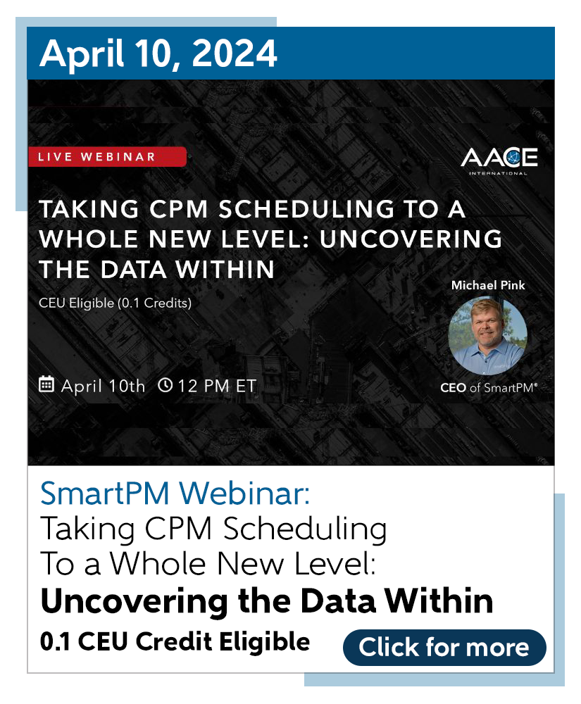 SmartPM Webinar: Taking CPM Scheduling to a Whole New Level-Uncovering the Data Within