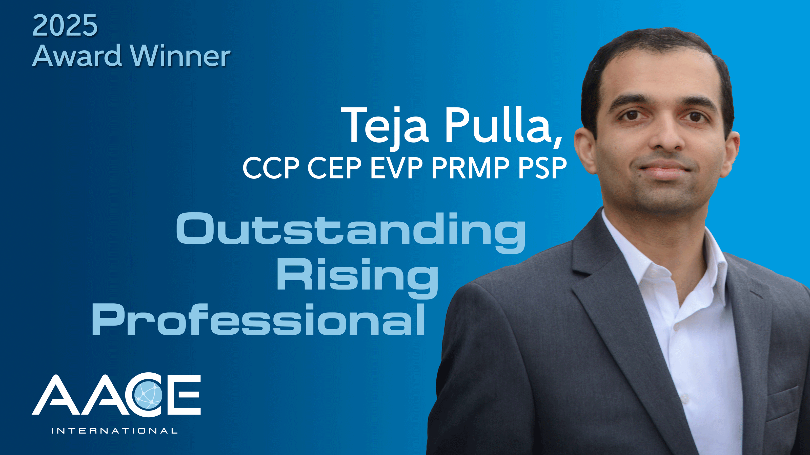 Teja Pulla Outstanding Rising Professional Award picture