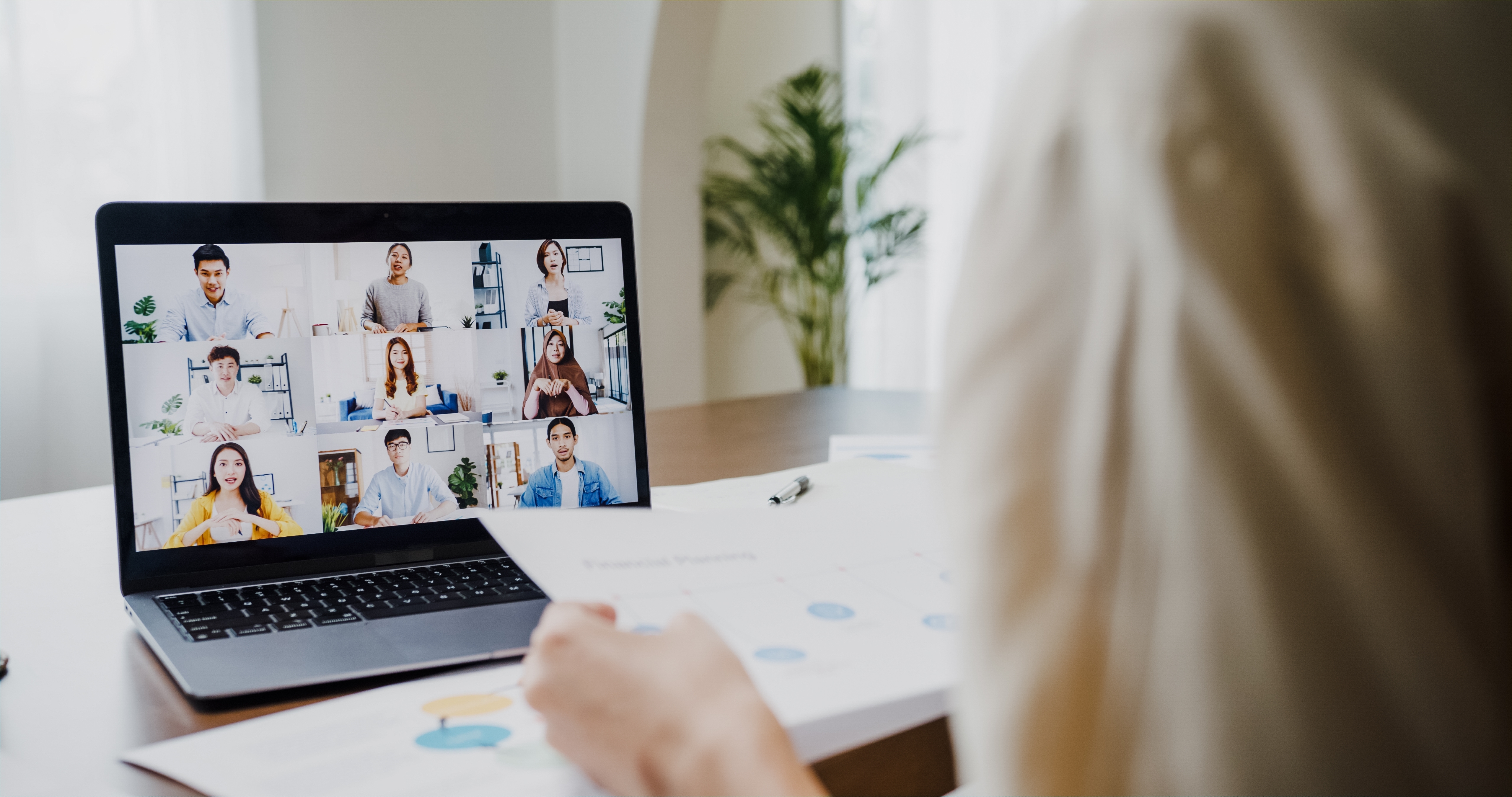 woman-attending-webinar-event